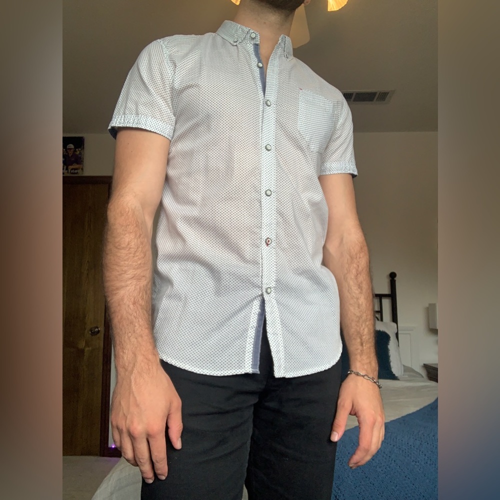 Jam Session white button down - Picture 2 of 3